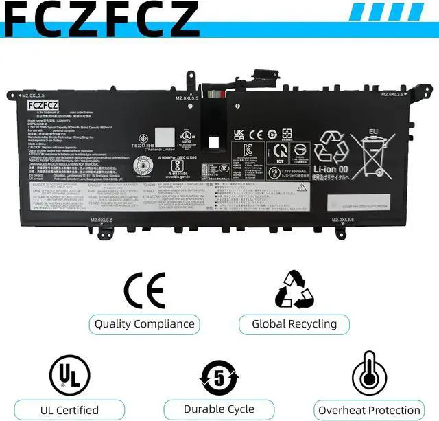 Alt view image 5 of 7 - L23M4PF2 Battery 70Wh 9050mAh SB11N42050 5B11N42049 7.74V 4-Cell