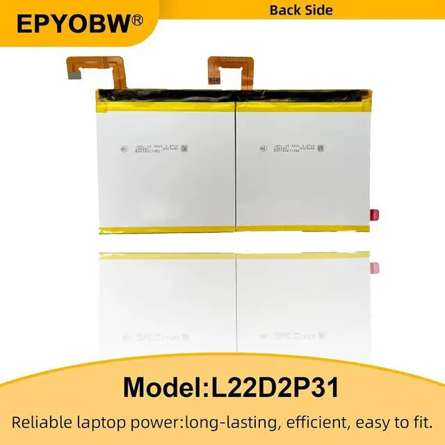Alt view image 6 of 7 - L22D2P31 Tablet Battery 31.7Wh 8200mAh 3.87V
