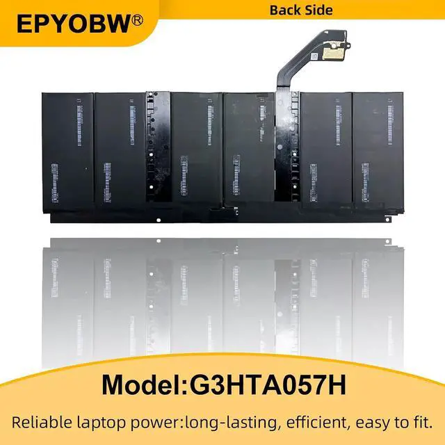Alt view image 7 of 7 - G3HTA057H Laptop Battery 45.8Wh 6041mAh 6-Cell 7.58V Compatible with Microsoft Surface Laptop 3 Gen 15 inch Keyboard 1867/1868 / 1872/1873 / 13 Core i5-1035G7 Series G3HTA058H