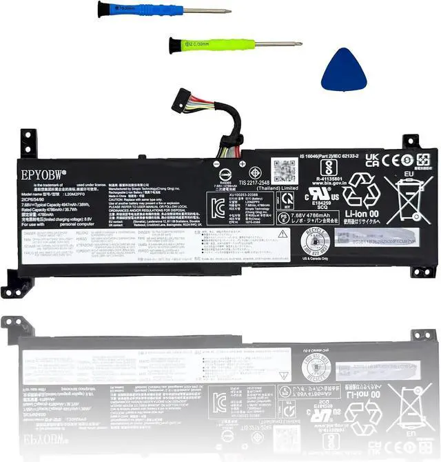 Main image of L20M2PF0 Laptop Battery 38Wh Compatible with Lenovo V14 G2 ALC G3 ABA G4 IAH / V15 G2 IJL G3 IAP G4 IAH/IdeaPad 3-14ABA7 3-15ABA7 3-17ABA7 Series L20C2PF0 L20M2PF8