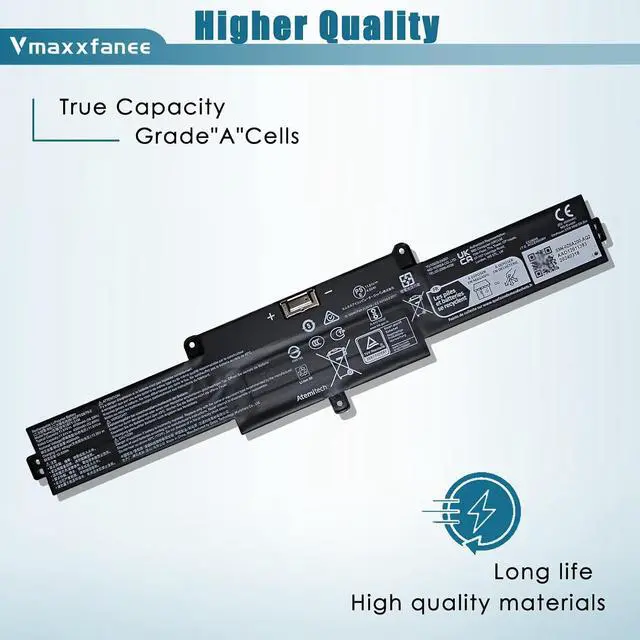Alt view image 3 of 7 - 54.5Wh BTY-S1M Laptop Battery Replacement for MSI Claw A1M A1M-051US A1M-050US A1M-019CN A1M-025HK Handheld Gaming Tablet PC Series S9N-0Z6A200-AQ2 3ICP7/28/78-2 11.61V 4700mAh