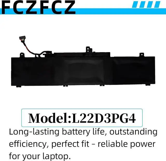 Alt view image 7 of 7 - L22D3PG4 Battery 47Wh Replacement for Lenovo ThinkPad E14 Gen 5 Gen 6 / E16 Gen 1 Gen 2 Series 5B11K63020 5B11N46005 L22B3PG4 L22D3PG4 L22M3PG4 L22L3PG5 L22B3PG5 L22D3PG5 L22M3PG5 11.31V 3-cell