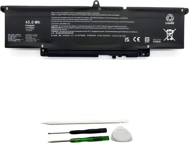 Alt view image 2 of 7 - CGR6V Laptop Battery Replacement for Dell Pro 16 Plus PB16250 CGR6V