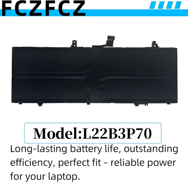 Alt view image 6 of 6 - L22C4PF1 Battery 65Wh 4189mAh Replacement for Lenovo Yoga Slim 6-14IAP8 6-14IRP8 / Slim 7-14IMH9 Series SB11N45302 5B11N45328 SB11J63615 5B11J63614 L22D4PF1 L22M4PF1 15.52V