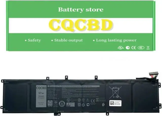 Main image of 4K1VM 97Wh Battery for Dell G7 17 7700 Series V0GMT W62W6 0W62W6 XYCW0 0XYCW0 9TM7D 09TM7D NYD3W 0NYD3W NCC3D 0NCC3D Notebook (11.4V 97Wh/8070mAh 6-Cell)