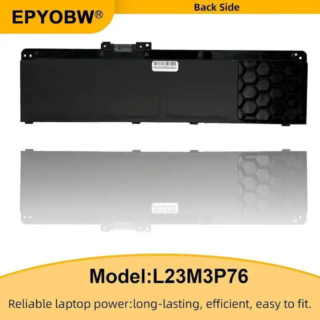 Alt view image 7 of 7 - L23M3P76 Laptop Battery 39.3Wh 3392mAh 11.61V