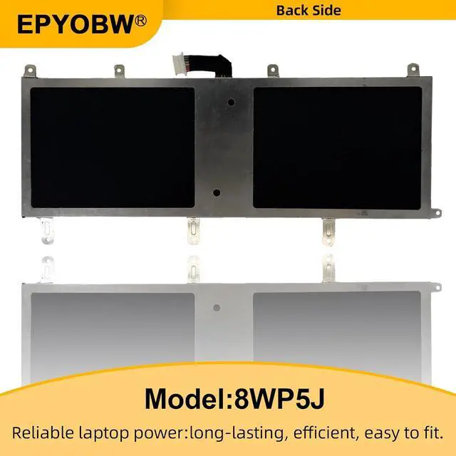 Alt view image 6 of 7 - 8WP5J Laptop Battery 32Wh 8210mAh 2-Cell 3.7V 08WP5J 69Y4H 069Y4H