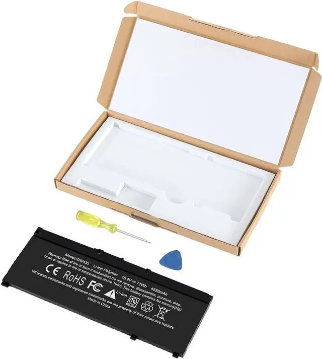 Alt view image 3 of 4 - SR04XL Replacement Battery for HP Omen 15-CE0XX 15-DC0XX Series Pavilion Gaming 15-cx000 15-cx1000 TPN-C133 TPN-C134 TPN-C142 TPN-Q193 Laptop