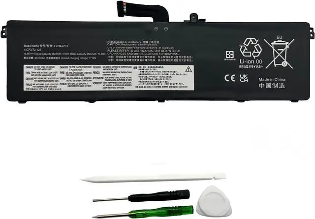 Main image of L22M4PF3 New Laptop Battery Replacement for Lenovo IdeaPad Pro 5-14IRH8 5-14APH8 5-14ARP8 Series L22D4PF3 5B11K24761 L22X4PF3 5B11K24755 L22B4PF3 SB11K24770 SB11K24771 SB11N45317