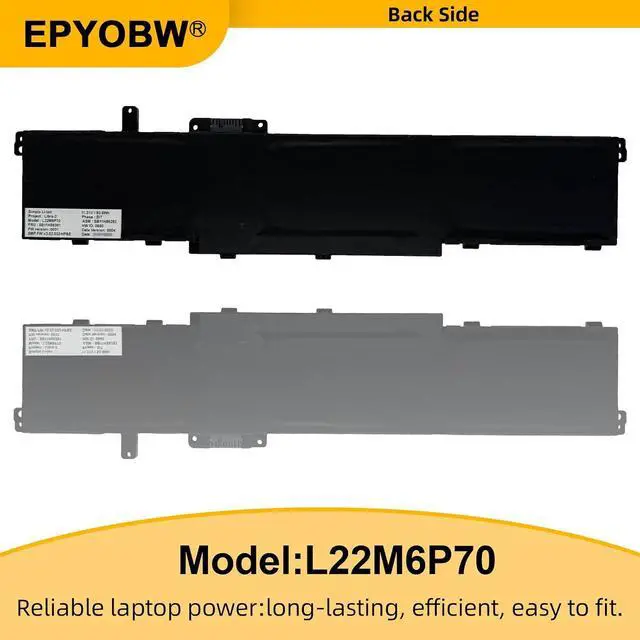 Alt view image 7 of 7 - L22M6P70 Laptop Battery 93.5Wh 8270mAh 6-Cell 11.31V Compatible with Lenovo ThinkPad P16 Gen 1 2 / ThinkPad P14s Gen 5 Series L21L6P70 L22L6P70 L21M6P70