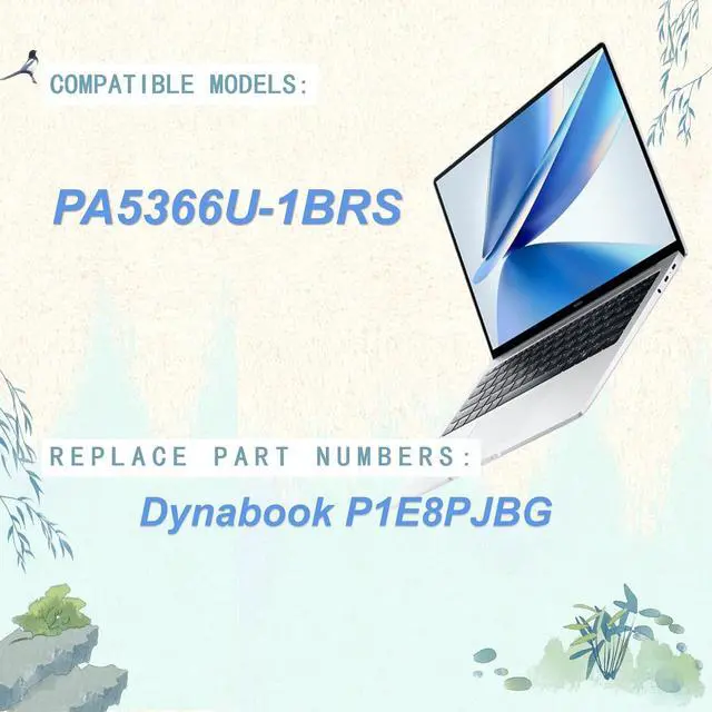 Alt view image 3 of 7 - PA5366U-1BRS Laptop Battery compatiable with for Toshiba Dynabook Satellite Pro L50 L50-G Series Compatible Part Number PA5366U-1BRS38.1Wh-15.4V