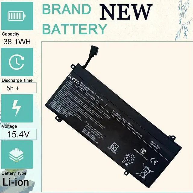 Alt view image 6 of 7 - PA5366U-1BRS Laptop Battery compatiable with for Toshiba Dynabook Satellite Pro L50 L50-G Series Compatible Part Number PA5366U-1BRS38.1Wh-15.4V