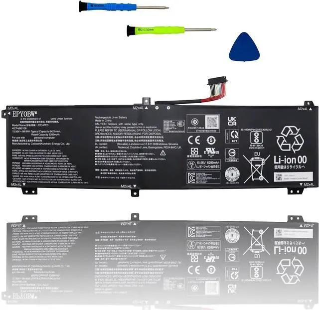 Main image of L22C4PC3 Laptop Battery 99.9Wh 6421mAh 15.56V Compatible with Lenovo Legion S7 16IRH8 / Legion S7 16APH8 / Legion 9 16IRX8 / Legion 9 16IRX9 Series L22D4PC3 L22M4PC3