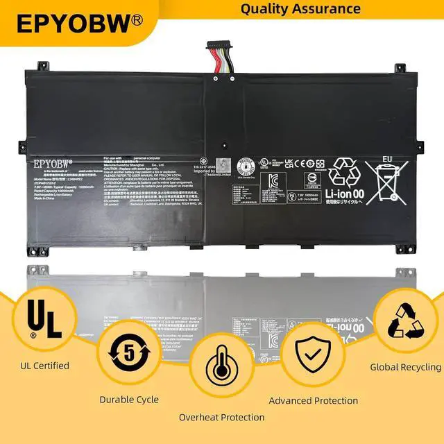 Alt view image 5 of 7 - L24B4PE2 Laptop Battery 80Wh 10260mAh 7.8V Compatible with Lenovo ThinkPad X9-15 Gen 1 Series SB11Q35380 5B11Q35379 SB11Q35382 5B11Q35381