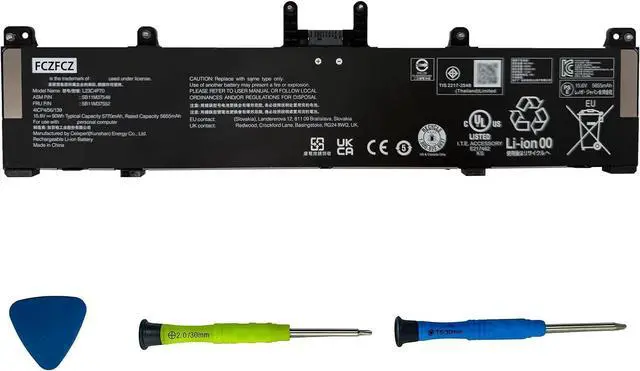 Main image of L23C4P70 Battery 90Wh 5770mAh Replacement for Lenovo ThinkPad P1 Gen 7 21KV 21KW Series SB11M37548 5B11M37552 L23D4P70 SB11M37549 5B11M37553 15.6V 4-Cell