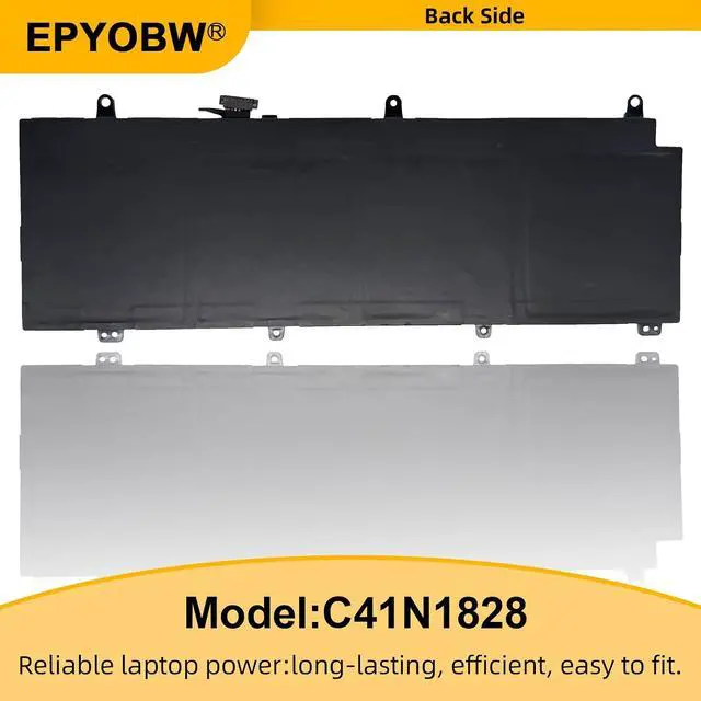 Alt view image 6 of 6 - C41N1828 Laptop Battery 60Wh 3890mAh 15.44V Compatible with Asus ROG Zephyrus S GX531GV GX531GW GX531GWR GX531GX GX531GXR GX532GV GX532GW GX535GV GX535GW Series 0B200-03020200 0B20003020200