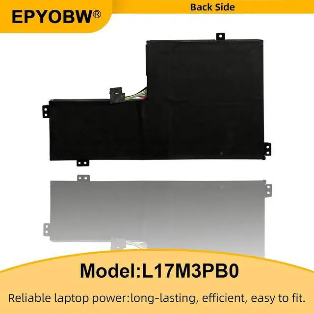 Alt view image 7 of 7 - L17M3PB0(Cable to Right) Laptop Battery 42Wh 3735mAh 11.25V Compatible with Lenovo 100e Chromebook 500e Chromebook Series 5B10Q13163 L17C3PG0 5B10Q38232 L17L3PB0 5B10Q13162