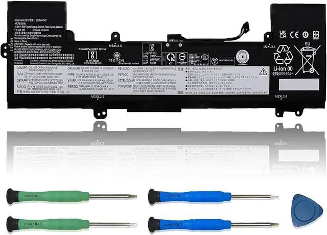 Main image of L23M4PK2 Laptop Battery Replacement for Lenovo IdeaPad Slim 5 16ABR8 (Type: 82XG) 16IAH8 (Type: 83BG) 16IRL8 (Type: 82XF) Series L22C4PA5 L22D4PA5 15.08V 76Wh 5040mAh