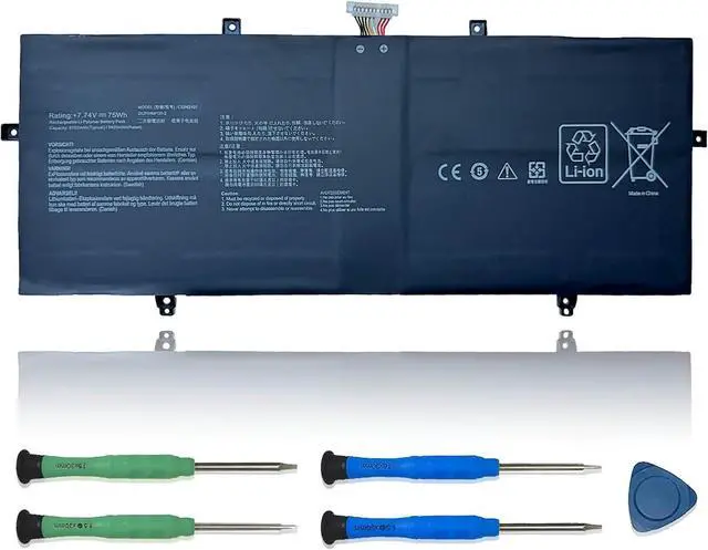 Main image of C22N2107 Laptop Battery Replacement for Asus ZenBook 14 BX3402ZA BX3402VA UM3402YA UM3402YAR UX3402ZA Series 7.74V 75Wh 9702mAh