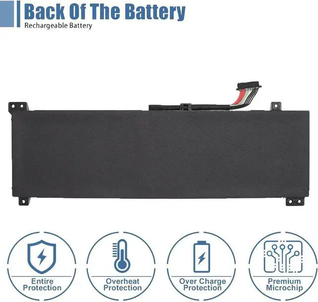 Alt view image 4 of 6 - L23M4PK4 Laptop Battery Replacement for LOQ 15IAX9I 15IAX9 15IRX9 15AHP9 15ARP9 Legion 5 15IRX10 15IAX10 15AKP10 15AHP10 Series L23D4PK4 SB11M64616 5B11M64610 L23B4PK4 15.44V 60Wh 3887mAh