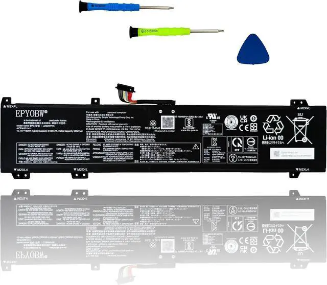 Main image of L23M4PK5 Laptop Battery 80Wh 5182mAh 15.44V Compatible with Lenovo Legion 5 16IRX9 Series SB11M64607 5B11M64613 L23X4PK5 SB11M64605 5B11M64609 L23D4PK5 SB11M64611 5B11M64606