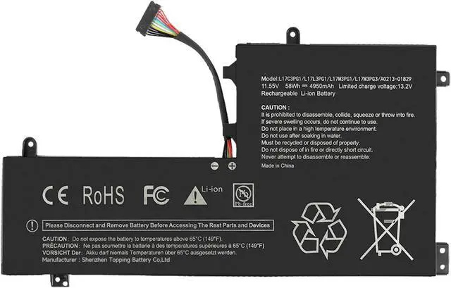 Main image of L17C3PG1 L17L3PG1 L17M3PG1 Laptop Battery for Lenovo Legion Y530-15ICH Y540-15IRH-PG0 Y7000 2019 1050 Y7000-2019-PG0 Y7000P Series L17M3PG2 L17M3PG3