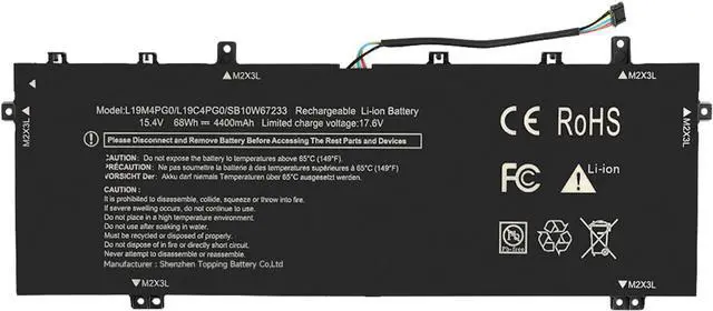 Main image of L19M4PG0 Laptop Battery Replacement for Lenovo Legion Y9000X Y740S Y740S-15IMH 81YX Series 5B10V26973 5B10W67169 5B10W67240 SB10V26972 SB10W67233 L19C4PG0