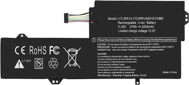 Main image of L17L3P61 Laptop Battery for Lenovo IdeaPad 320S-13IKB Yoga 320-11 330-11IGM 520-12 720-12IKB Flex 6-11IGM Xiaoxin 7000-13 Series 5B10N87357 5B10N87358 5B10N87359 L17M3P61 L17C3P61