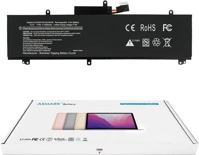Main image of C41N1837 Battery Replacement for ASUS ROG Zephyrus G15 GA502D GA502DU GA502GU GA502IV GU502GU GX502GW GX532GV GU532GW GU502LW GU502LV GX502LXS GX502GV GX502GW FX516PR H500GV Laptop Battery