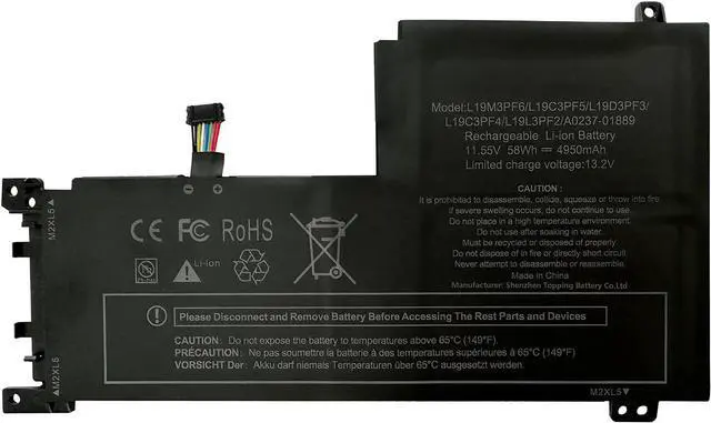 Main image of L19M3PF6 Laptop Battery Replacement for Lenovo IdeaPad 5 15ALC05 5-15IIL05 5-15ARE05 5-15ITL05 5-15ARE05 5 15IAL7 5 15ABA7 L19L4PF1 L19C4PF1 L19D3PF3 L19C3PF4 L19C3PF5 L19L3PF2