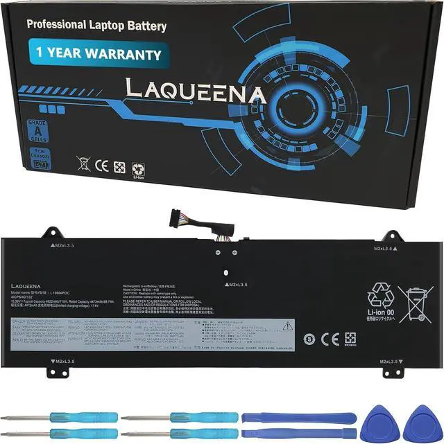 Main image of L19M4PDC 71Wh Laptop Battery Compatible with Lenovo Ideapad Yoga 7-14ITL5 7-15ITL5 Series L19C4PDC L19L4PDC SB10Z26483 5B10Z26482 5B10Z2648 SB10Z26481 SB10Z26486 5B10Z26479