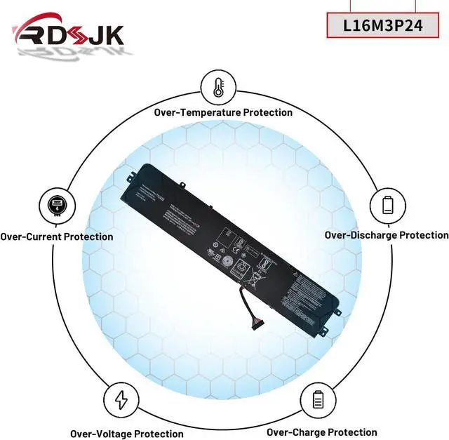 Alt view image 6 of 7 - L14M3P24 L14S3P24 L16M3P24 L16S3P24 Laptop Battery for Lenovo Ideapad Xiaoxin 700 700-15ISK 700-17ISK R720 Y700-14ISK Legion Y520-15IKB Y520-15IKBA Y520-15IKBM Y520-15IKBN Y720-14ISK 11.52V/11.1V 45Wh