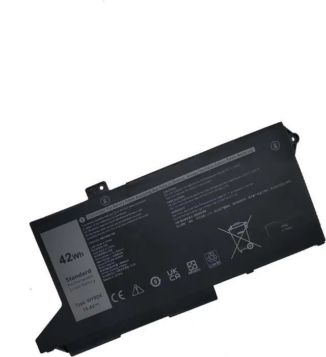 Alt view image 2 of 6 - WY9DX Replacement Laptop Battery Compatible with Dell Latitude 5420 5520 Precision 15 3560 Series P137G P137G001 P104F P104F001 P104F002 RJ40G 01K2CF 075X16 0WK3F1 0M3KCN 005R42 11.4V 42Wh