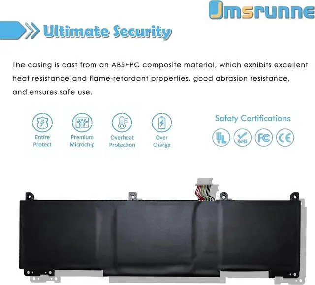 Alt view image 4 of 7 - 51.3Wh RH03XL Laptop Battery Replacement for HP Probook 440 G10/445 G9 G10/450 G10/455 G10/460 EliteBook 640 G9 G10/655 G10/650 G10 Series 11.58V