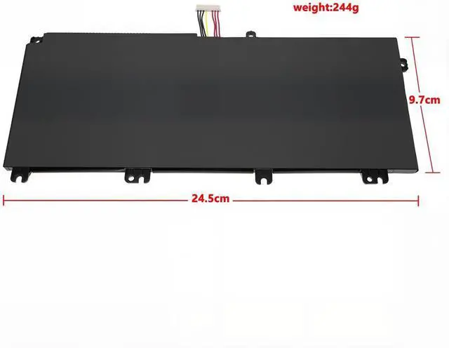 Alt view image 4 of 7 - Tanch Genuine B41N1711 0B200-02730100 0B200-03050000 0B200-03050100 B41Bn95 4ICP7/60/80 B41Bn9H Laptop Battery for Asus fx63vm FX63VD FX63V FX63VD7300 FX63VD7700 FX705GM FX503VD 15.2V 4240mAh 64W