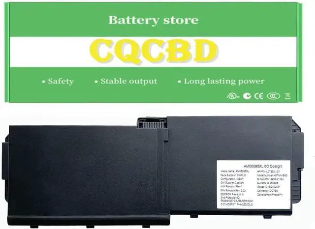 Alt view image 2 of 7 - AM06XL AMO6XL Battery for HP ZBook 17 G5 G6 Series HSTNN-IB8G L07350-1C1 L07044-855 AM06095XL HSN-Q12C (11.55V 95.9Wh/8310mAh)