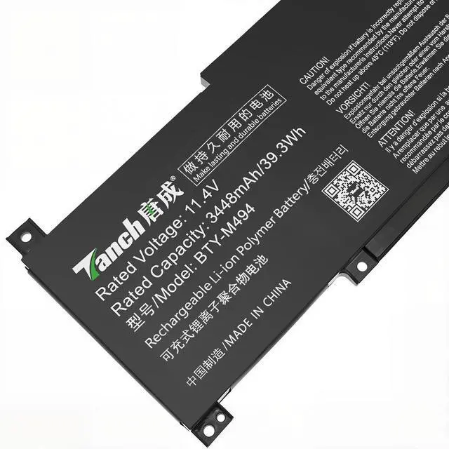 Alt view image 5 of 5 - Tanch Genuine BTY-M494 Laptop Battery Replace for Msi Modern 14 C12M 15(B12M) 14 C11M 14 C13M Modern 15 A11M 15 A5M 11.4V 3448mAh 39.3W