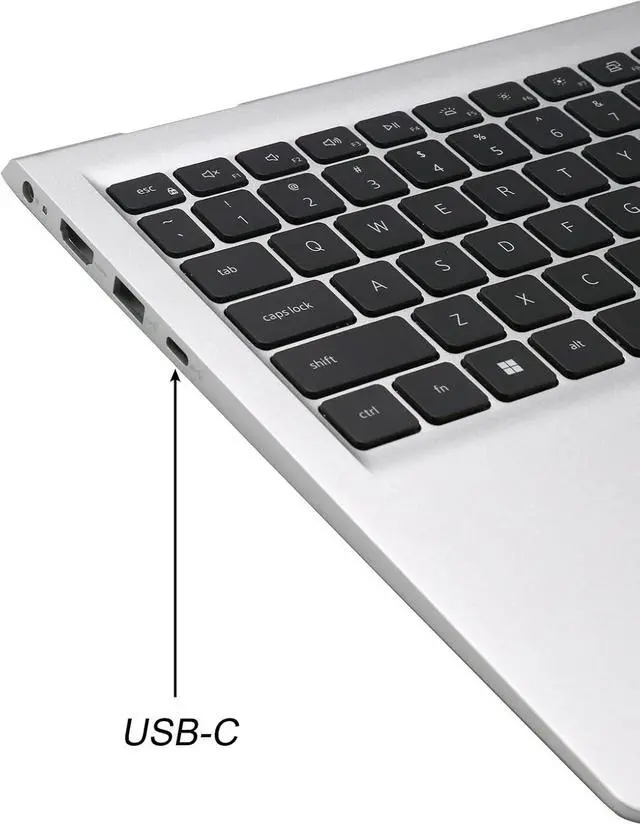 Alt view image 3 of 7 - BestParts Silver Palmrest with Backlit Keyboard Assembly Replacement for Dell Inspiron 15 3520 3525 3530 3535 (with USB-C), US Laytout, P/N: G8XT0