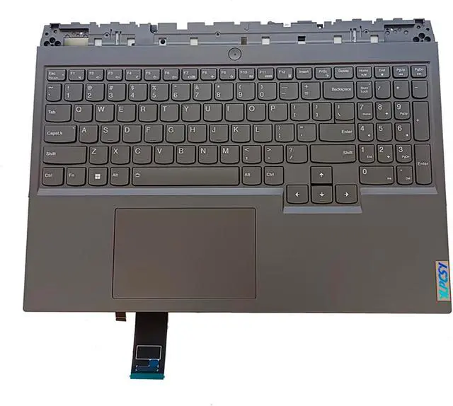 Main image of Replacement for Lenovo Legion 5 Pro 16ARH7 SG AMD Laptop Upper Top Cover Case Palmrest RGB Keyboard Touchpad Assembly Part 5CB1H71212 5CB1H71276 5CB1H70903 5CB1H71040 Gray