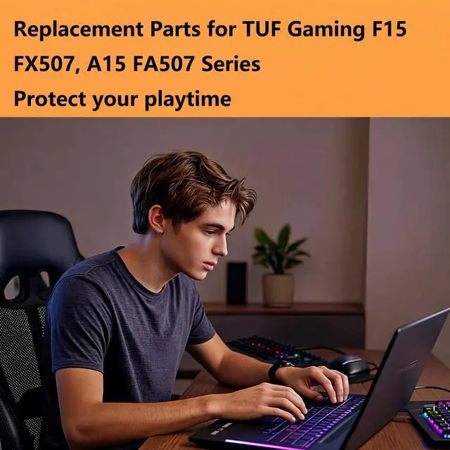 Alt view image 4 of 5 - Replacement Upper Case Palmrest for ASUS TUF Gaming F15 FX507