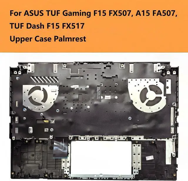 Alt view image 2 of 5 - Replacement Upper Case Palmrest for ASUS TUF Gaming F15 FX507