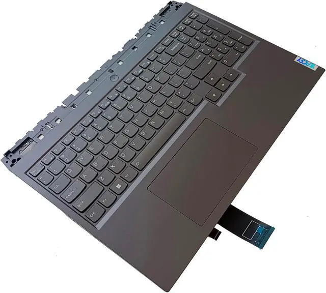 Alt view image 5 of 7 - Replacement for Lenovo Legion 5 Pro 16ARH7 SG AMD Laptop Upper Top Cover Case Palmrest RGB Keyboard Touchpad Assembly Part 5CB1H71212 5CB1H71276 5CB1H70903 5CB1H71040 Gray