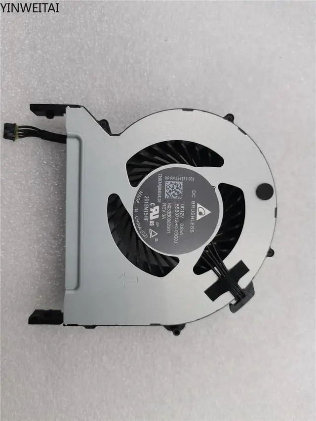 Alt view image 6 of 6 - BSB0712HD-00G0J 6033B0082301 L97191-001 Fan for HP for Mini Z2 G5 GPU Cooling DFS200912AP0T 12V Easy to Replace
