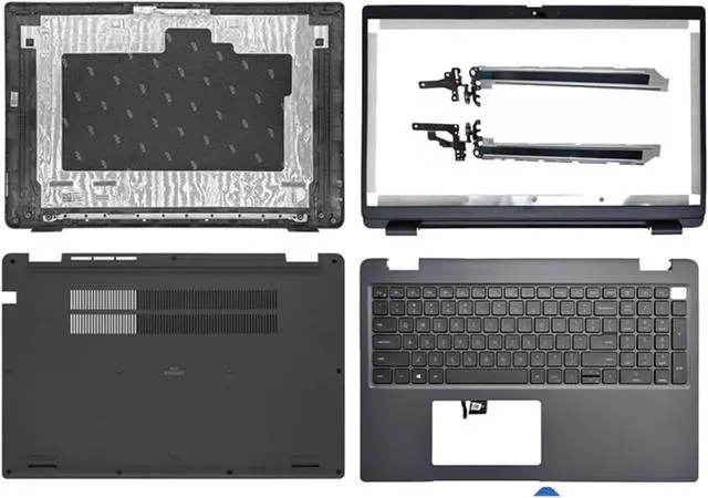 Alt view image 2 of 4 - Laptop LCD Screen Back Top Cover 03JW02 Front Bezel 04Y0G1 Hinges Palmrest Lower Bottom CaseCompatible For Latitude 3540 E3540(AB Hinges 04Y0G1)