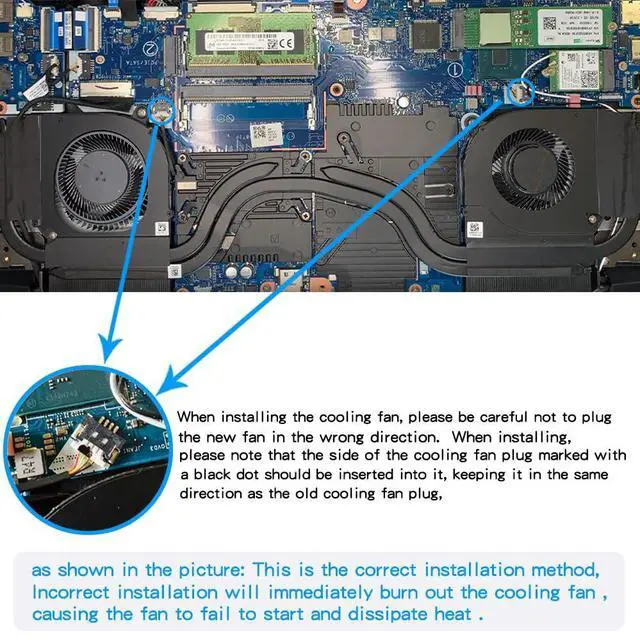 Alt view image 3 of 7 - New Replacement Cooling Fans for Acer Nitro 5 (2020) N20C1 AN515-55 AN515-45 AN517-52 AN517-41 AN515-56 -57 AN515-57-55RY AN515-55-50V2 AN515-55-72ST AN515-55-75BM AN515-55-59TA AN515-45-R7WA Laptop