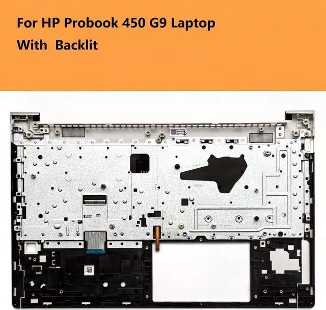 Alt view image 2 of 6 - N01933-001 Replacement Upper Case Palmrest for HP Probook 450 G9