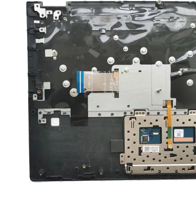 Alt view image 3 of 7 - New Replacement for Lenovo FLEX-14API 14IML 14IWL 14API ideapad C340-14API 81TK Laptop Palmrest Upper Case Backlit Keyboard Assembly Part 5CB0U42015 5CB0S17349 Black
