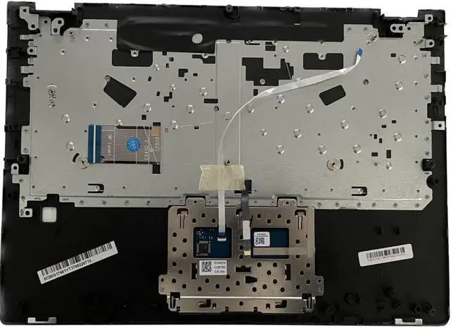 Alt view image 2 of 7 - New Replacement for Lenovo FLEX-14API 14IML 14IWL 14API ideapad C340-14API 81TK Laptop Palmrest Upper Case Backlit Keyboard Assembly Part 5CB0U42015 5CB0S17349 Black