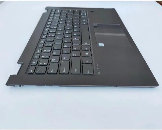 Alt view image 5 of 7 - New Replacement for Lenovo FLEX-14API 14IML 14IWL 14API ideapad C340-14API 81TK Laptop Palmrest Upper Case Backlit Keyboard Assembly Part 5CB0U42015 5CB0S17349 Black