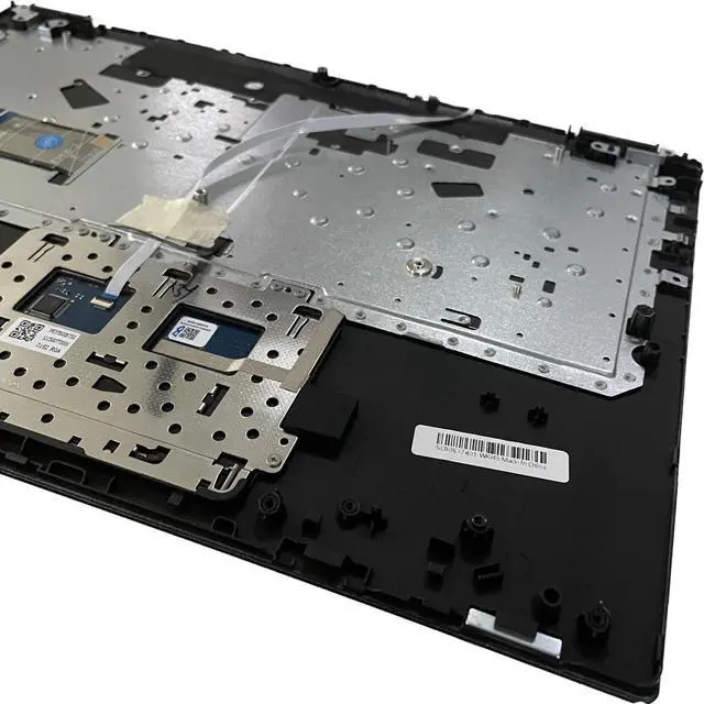Alt view image 7 of 7 - New Replacement for Lenovo FLEX-14API 14IML 14IWL 14API ideapad C340-14API 81TK Laptop Palmrest Upper Case Backlit Keyboard Assembly Part 5CB0U42015 5CB0S17349 Black